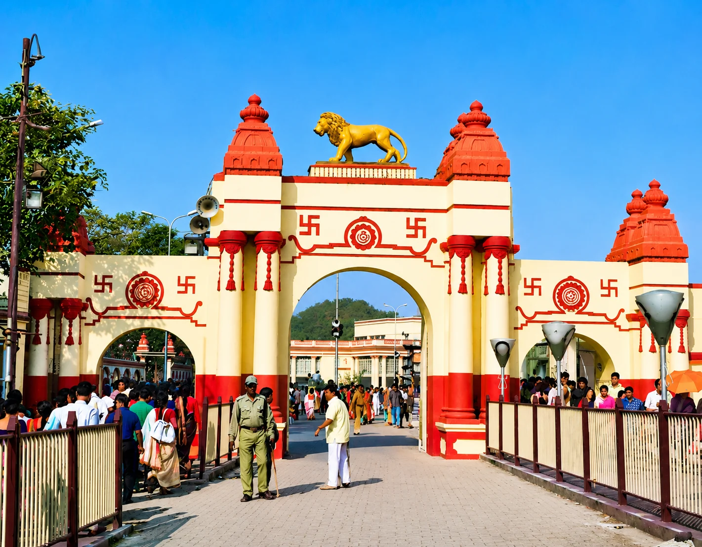 Temple entrance image placeholder